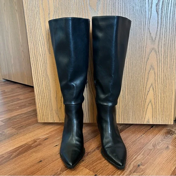 Steve Madden NYC Knee-High Women's Wide-Calf Heeled Boots - Picture 2 of 6